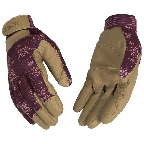 Kincopro 2002HKWL Breathable, Washable Gloves, Women's, L, Wing Thumb, Synthetic Leather 2002HKW-L